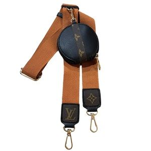 New Custom Replacement Purse Crossbody Strap Made With Authentic LV Canvas